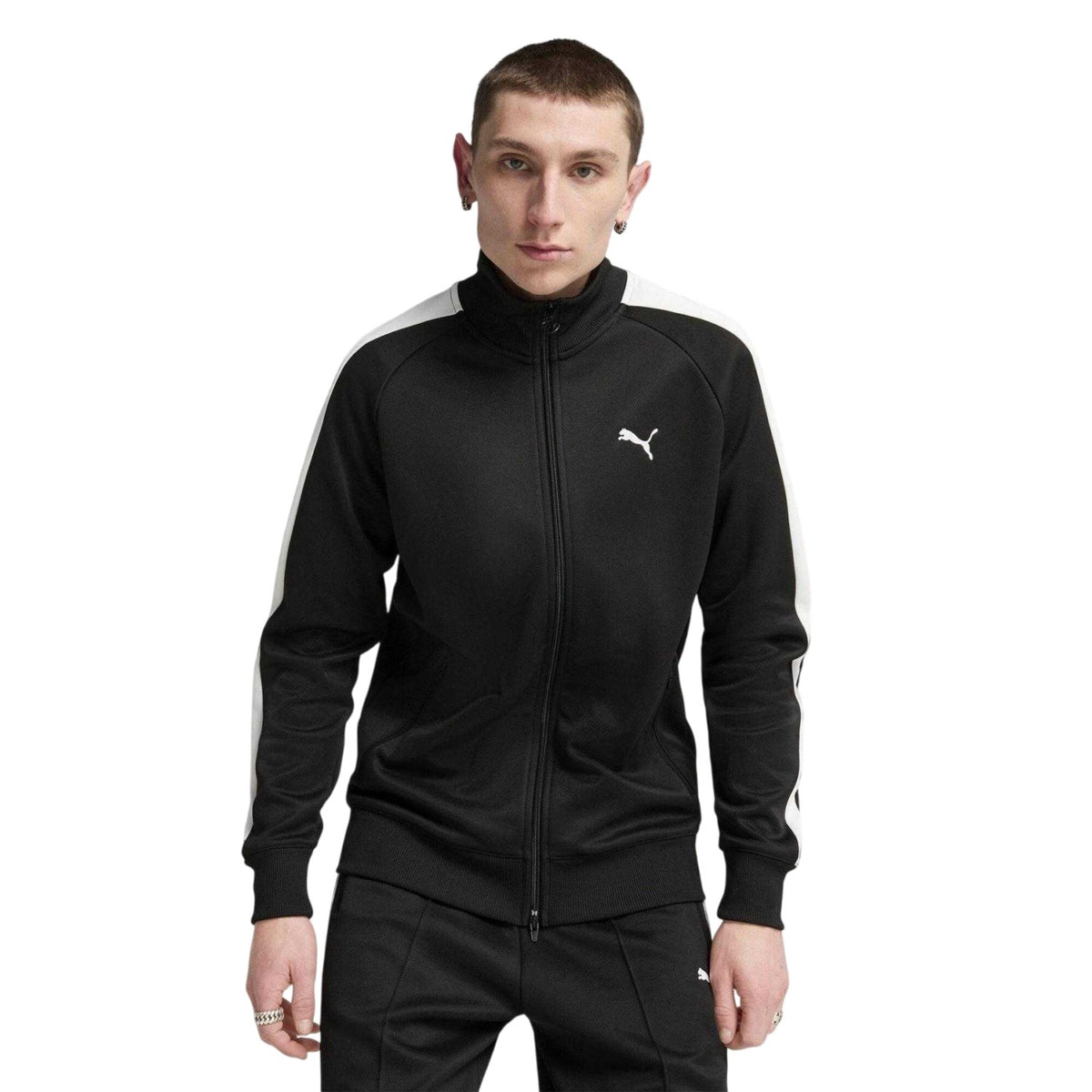 Puma Black - Side - Puma Mens Always On Track Jacket