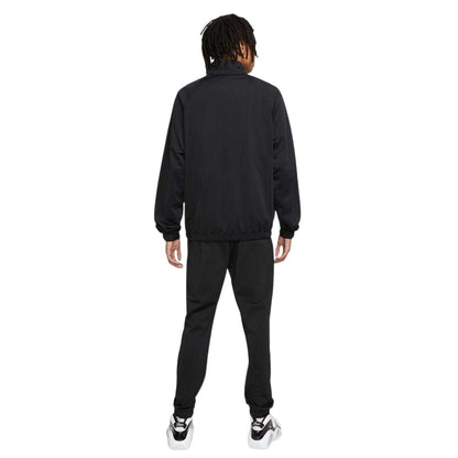 Black-White - Back - Nike Mens Club PK Tracksuit
