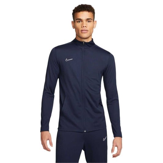 Navy - Front - Nike Mens Academy Dri-FIT Football Tracksuit