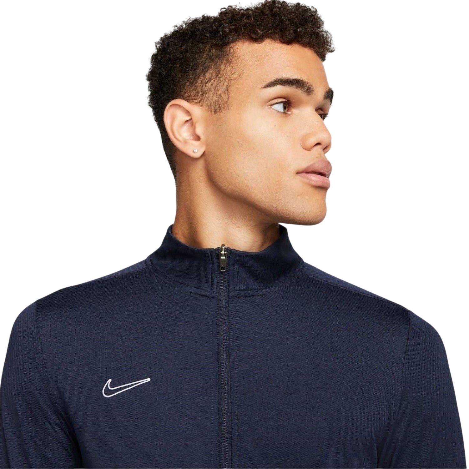 Navy - Side - Nike Mens Academy Dri-FIT Football Tracksuit