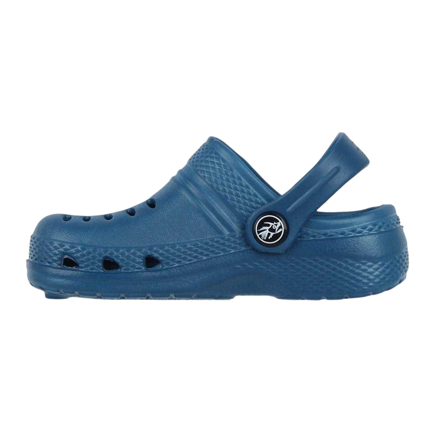Blue - Back - Hot Tuna Childrens-Kids Logo Clogs
