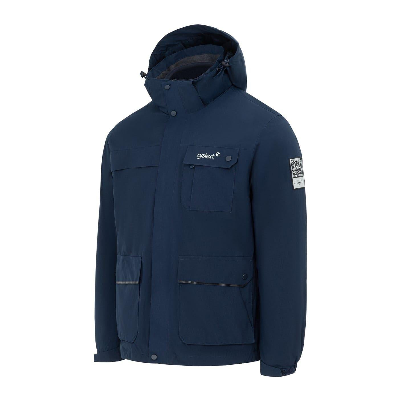 Navy - Side - Gelert Mens 3 in 1 Jacket
