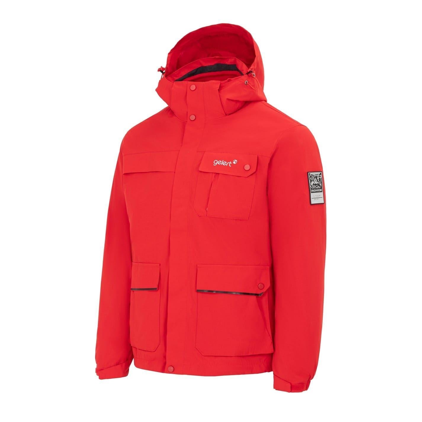 Red - Side - Gelert Mens 3 in 1 Jacket