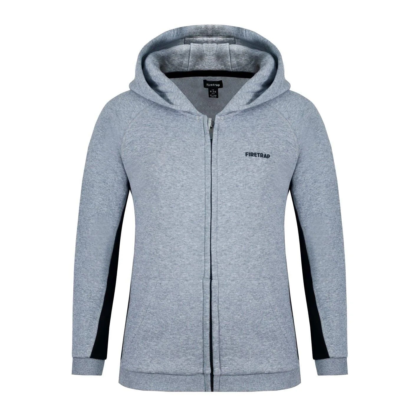 Black-Grey Marl - Side - Firetrap Boys Logo Tracksuit Set (Pack of 3)