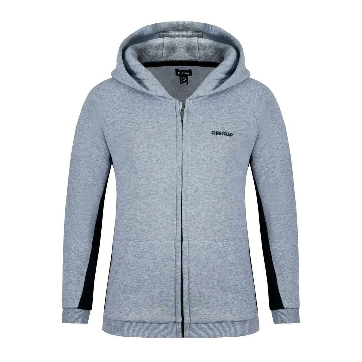 Black-Grey Marl - Side - Firetrap Boys Logo Tracksuit Set (Pack of 3)