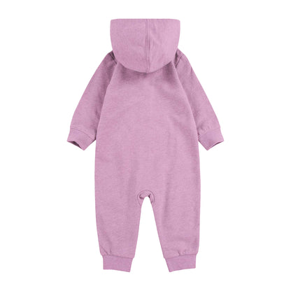 Flamingo Pink - Back - Nike Baby Futura Hooded Overalls