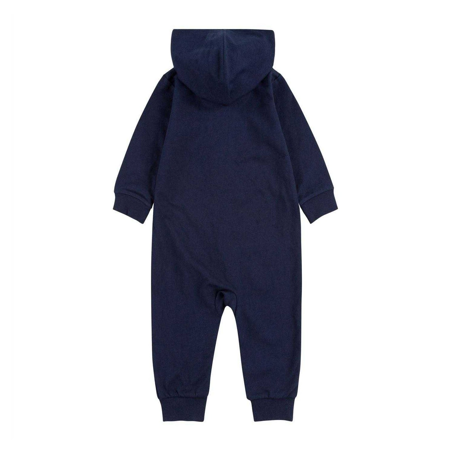 Navy - Back - Nike Baby Futura Hooded Overalls