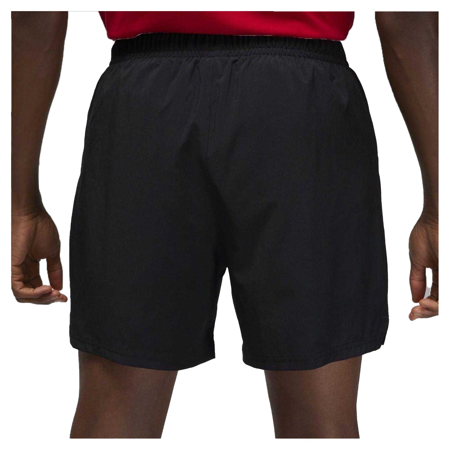 Black-White - Back - Nike Mens Air Jordan Woven Shorts