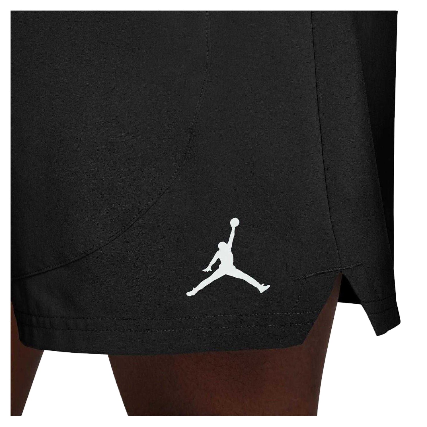 Black-White - Side - Nike Mens Air Jordan Woven Shorts