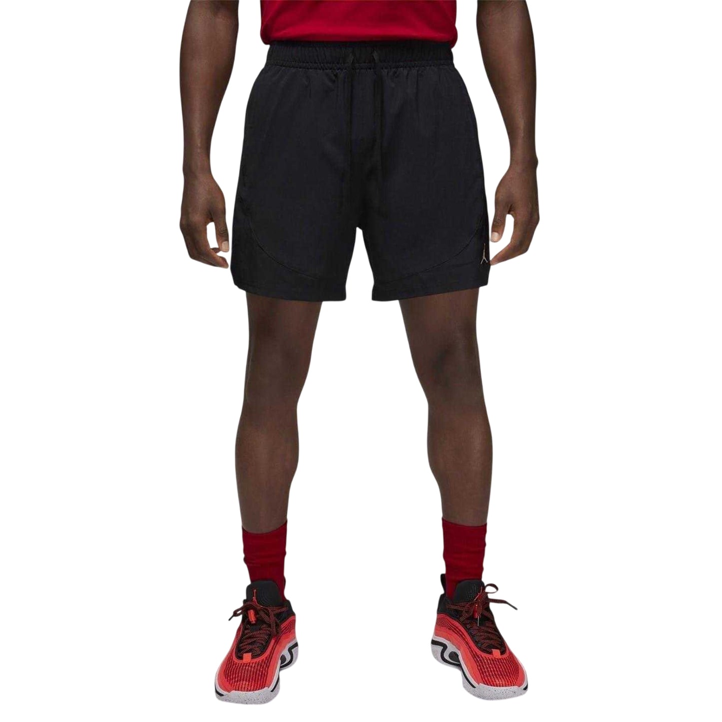 Black-White - Lifestyle - Nike Mens Air Jordan Woven Shorts