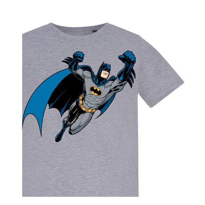 Grey - Back - Batman Childrens-Kids T-Shirt