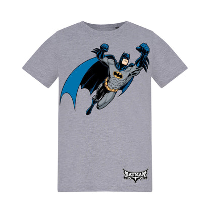 Grey - Front - Batman Childrens-Kids T-Shirt