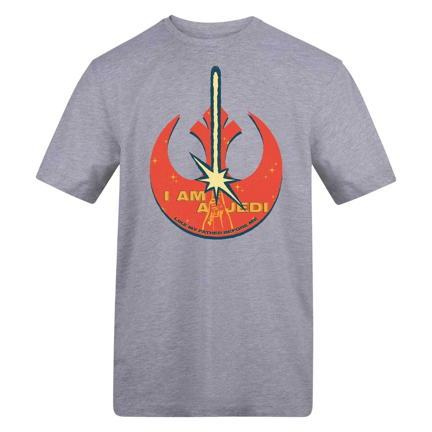 Grey - Front - Star Wars Childrens-Kids I Am A Jedi T-Shirt