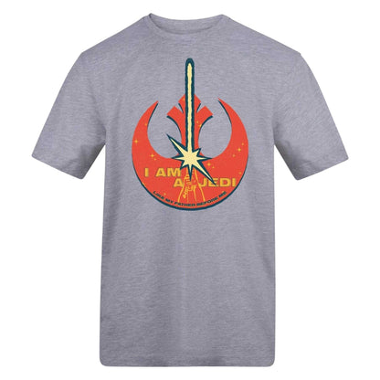 Grey - Front - Star Wars Childrens-Kids I Am A Jedi T-Shirt