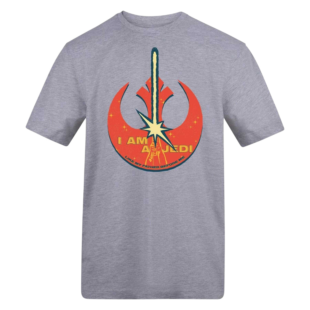 Grey - Front - Star Wars Childrens-Kids I Am A Jedi T-Shirt