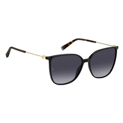 Black - Side - Tommy Hilfiger Round Sunglasses