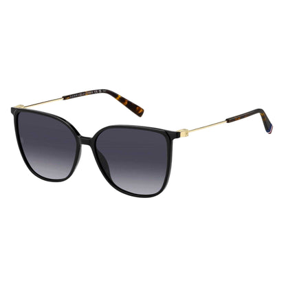 Black - Front - Tommy Hilfiger Round Sunglasses