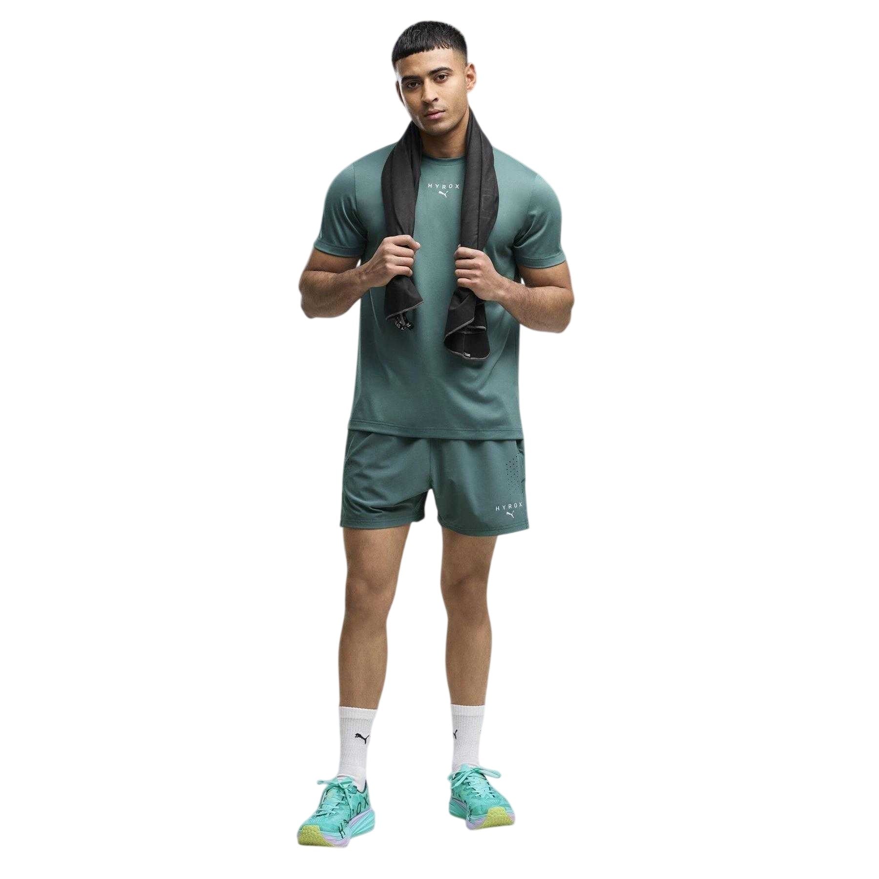 Green - Lifestyle - Puma Mens Hyrox Graphic T-Shirt