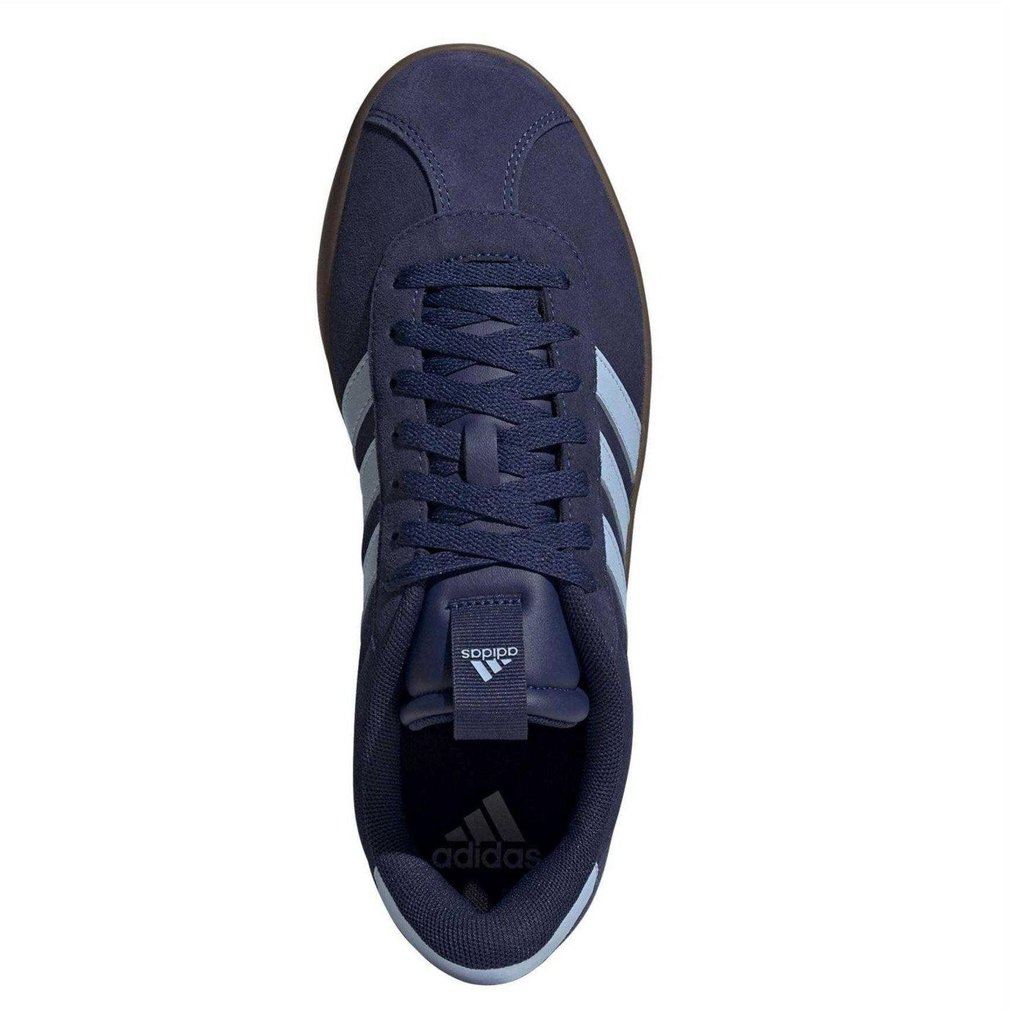 Navy-Sky Blue - Lifestyle - Adidas Mens VL Court 3.0 3 Stripes Leather Shoes