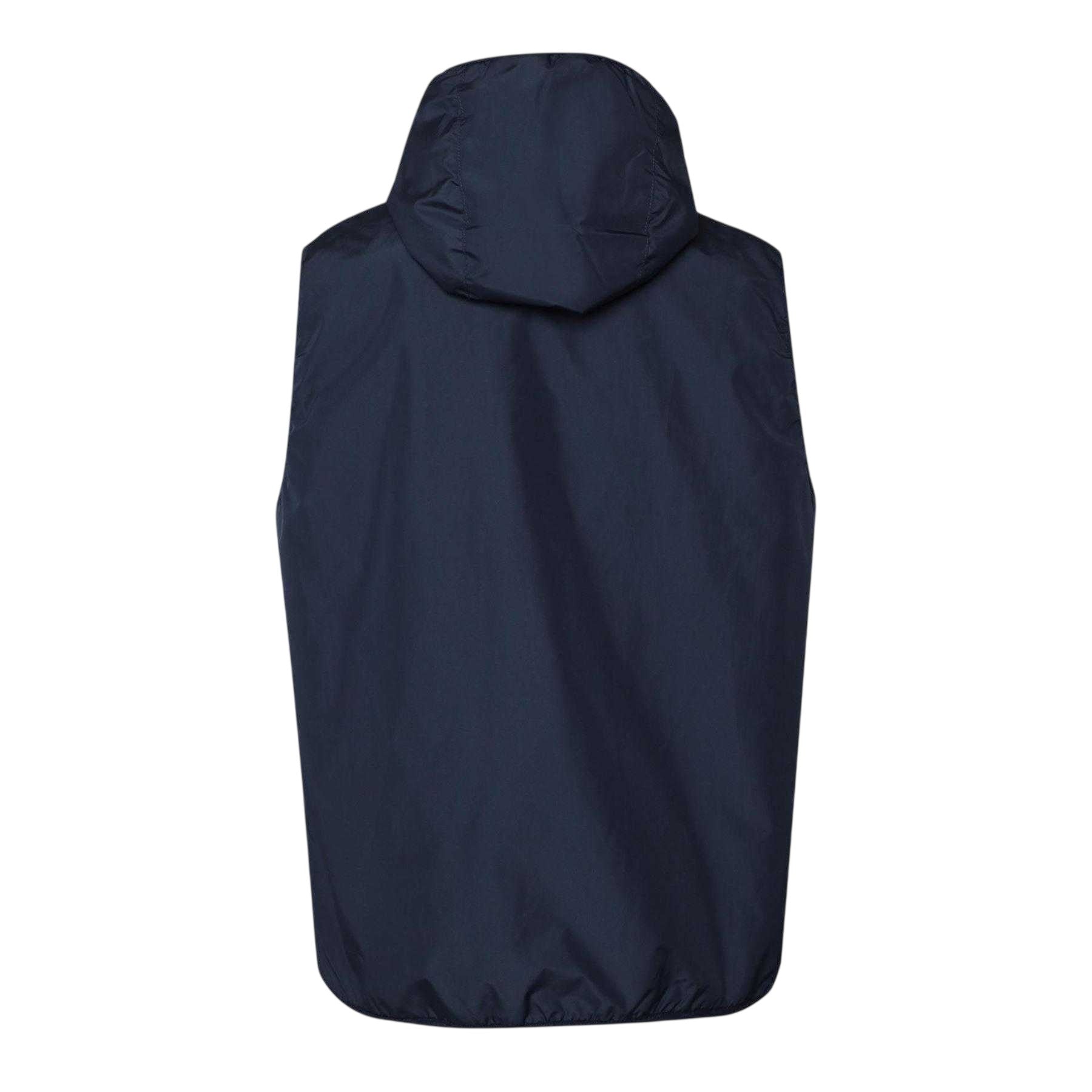 Blue - Back - Gant Mens Sleeveless Gilet