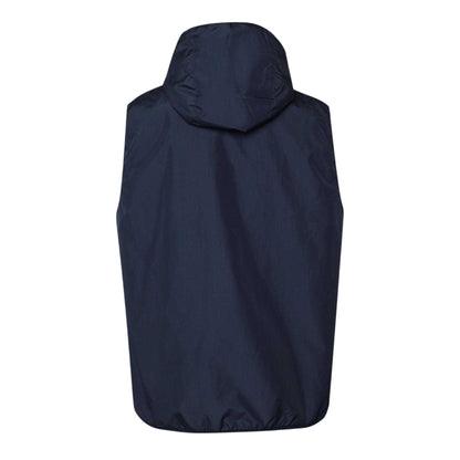Blue - Back - Gant Mens Sleeveless Gilet
