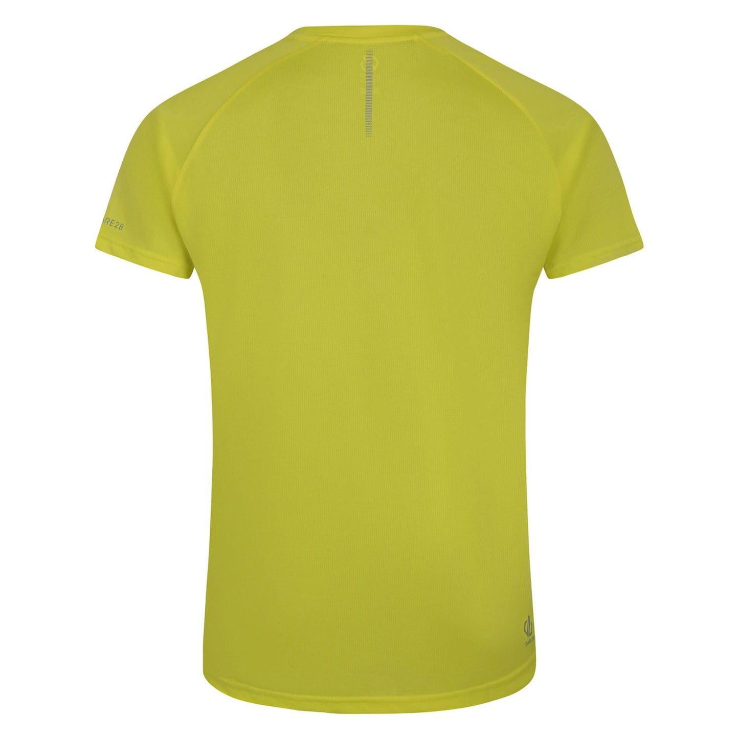 Yellow - Back - Dare 2B Mens Accelerate Lightweight Running T-Shirt
