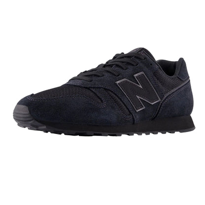 Black-Magnet Grey - Lifestyle - New Balance Mens 373 Suede Trainers