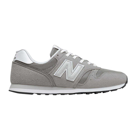 Grey - Front - New Balance Mens 373 Suede Trainers
