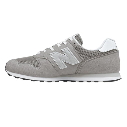 Grey - Back - New Balance Mens 373 Suede Trainers