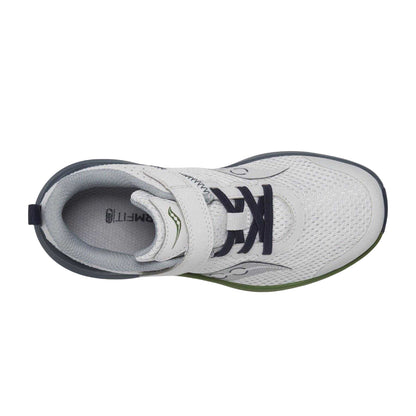 Grey Blue - Side - Saucony Childrens-Kids Kinvara 14 Trainers
