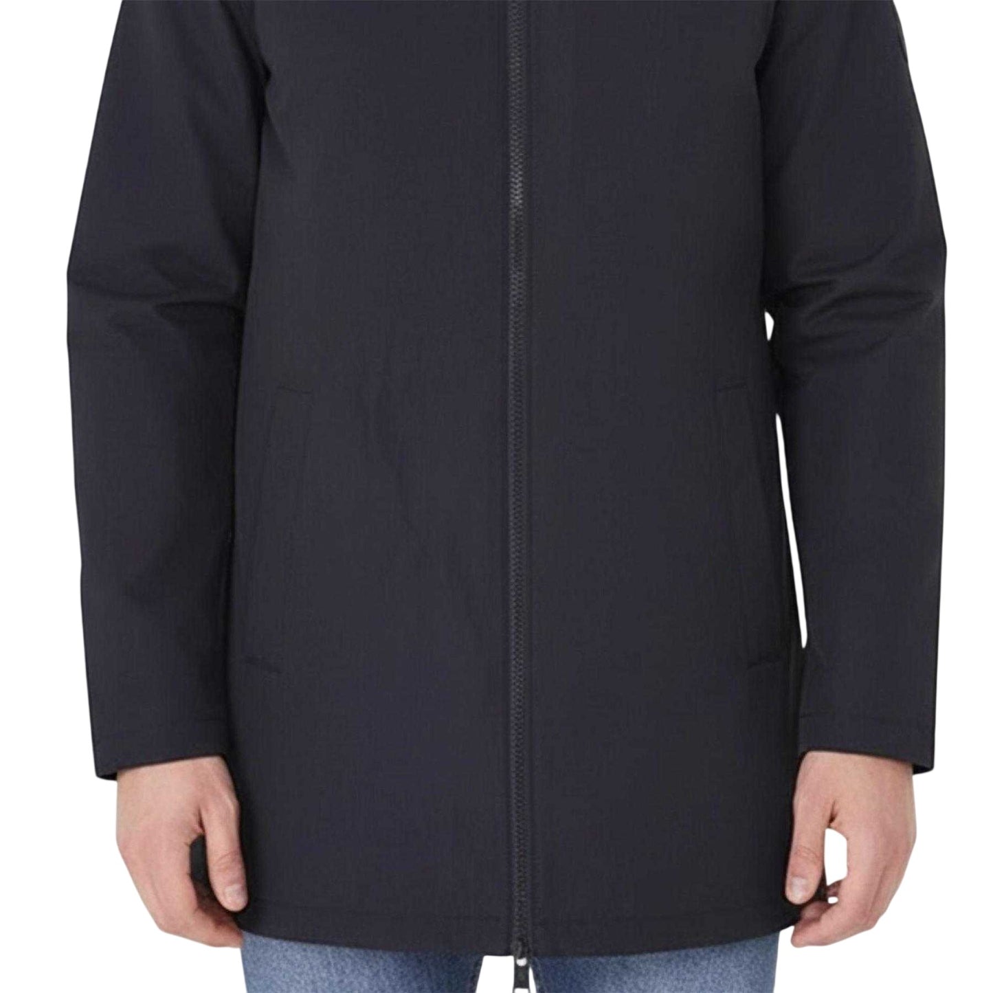 Black - Side - Brave Soul Mens Nik Parka