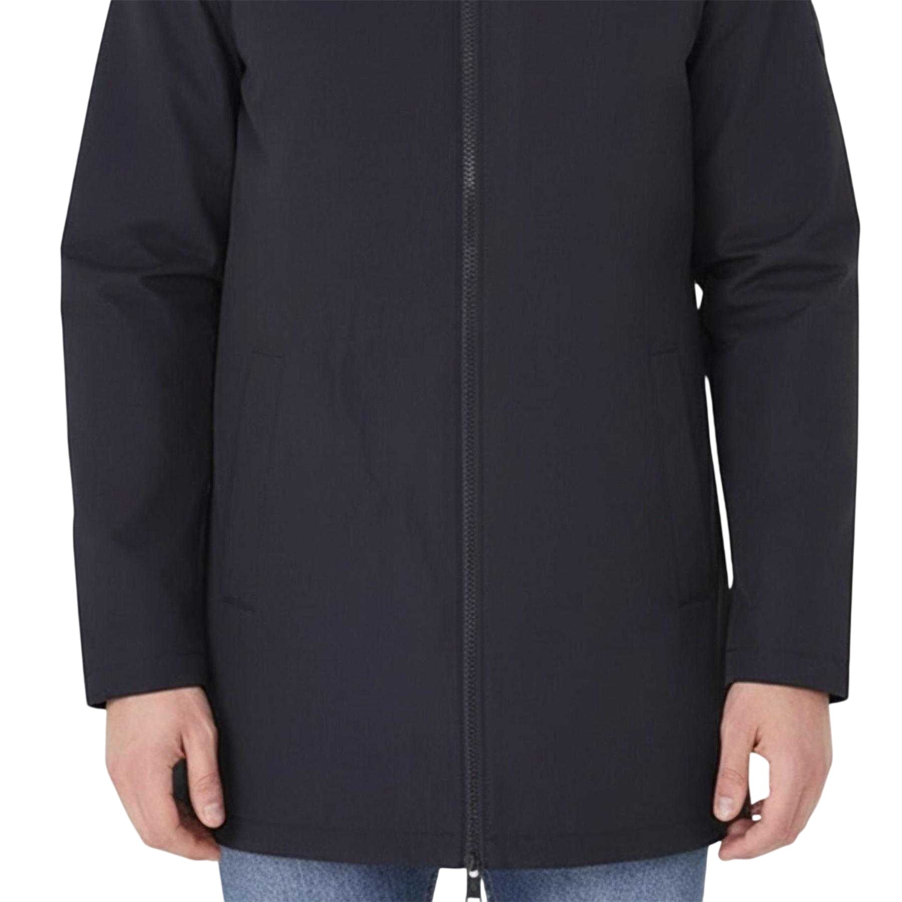Black - Side - Brave Soul Mens Nik Parka