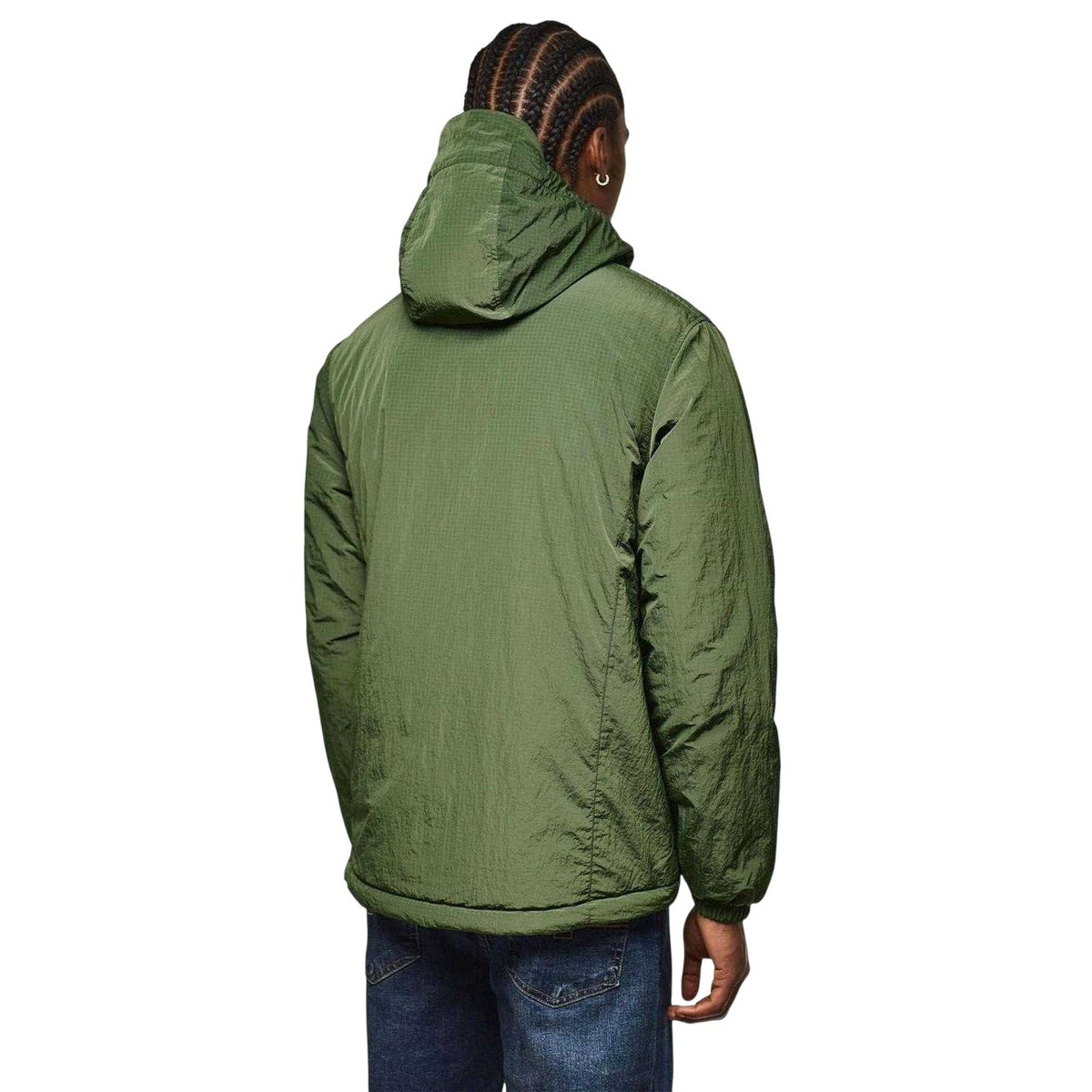 Green - Back - Weekend Offender Mens Vettel Thermo Jacket