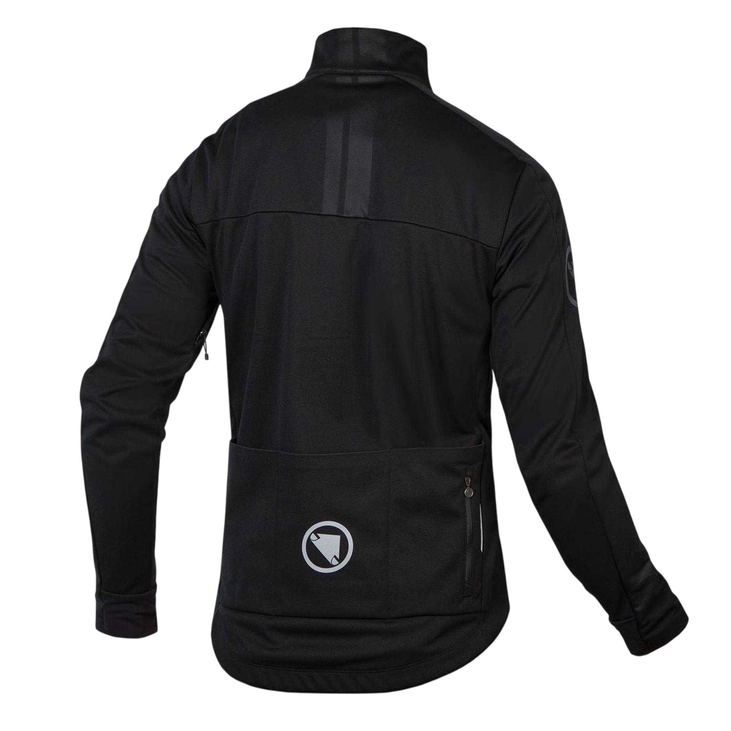 Black - Back - Endura Mens Windchill II Performance Windproof Long-Sleeved Cycling Jacket