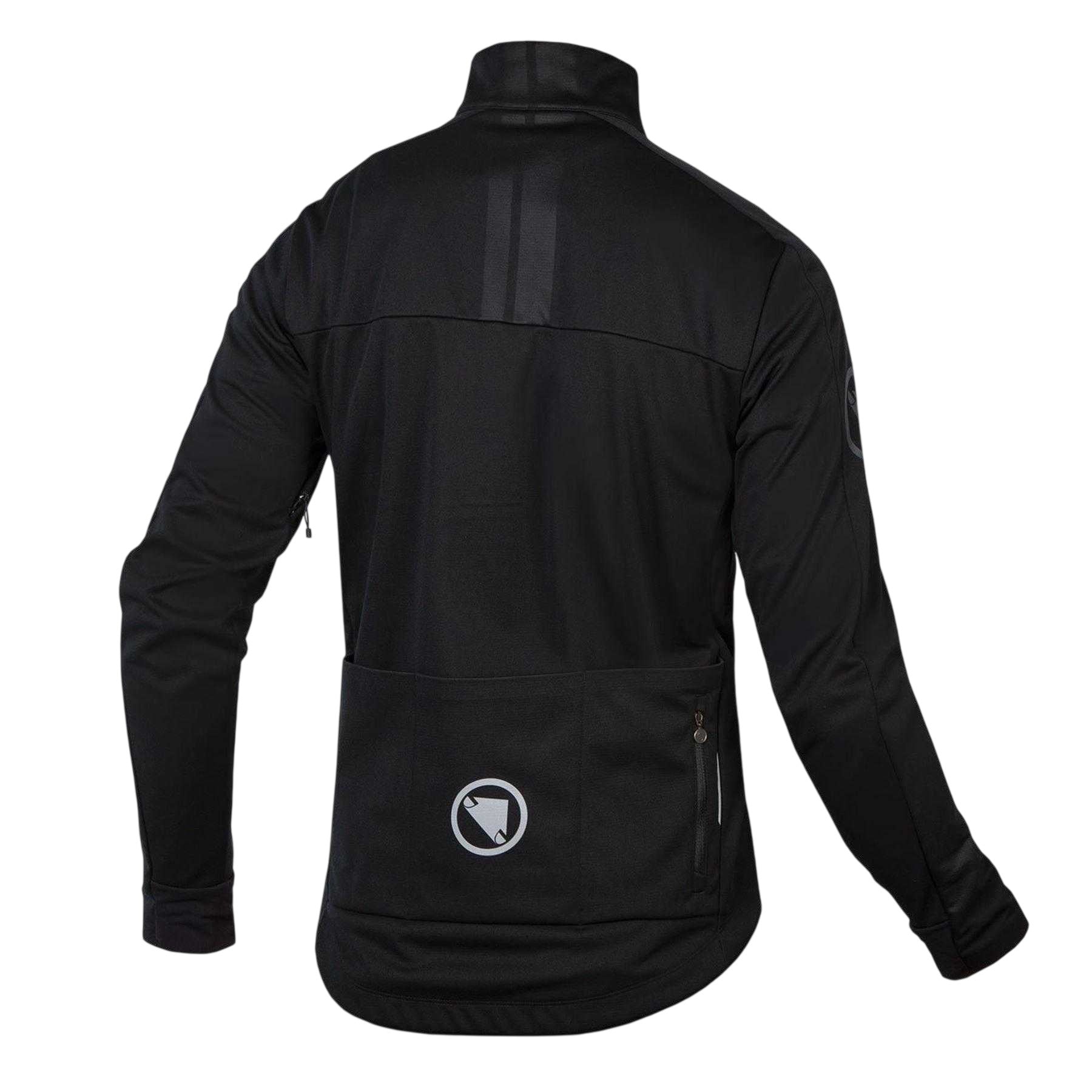 Black - Back - Endura Mens Windchill II Performance Windproof Long-Sleeved Cycling Jacket
