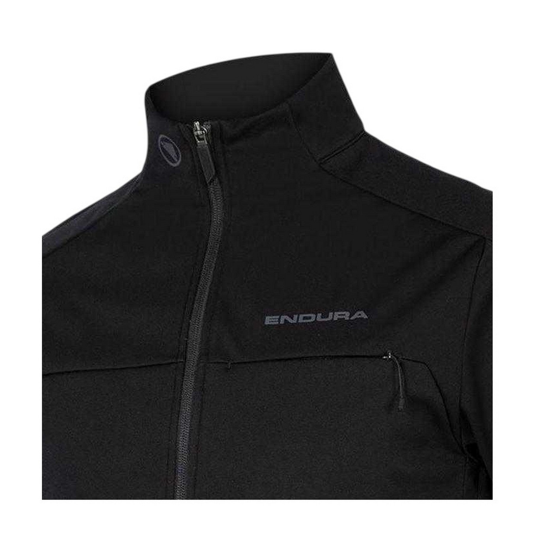 Black - Side - Endura Mens Windchill II Performance Windproof Long-Sleeved Cycling Jacket