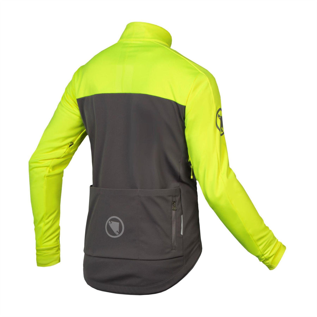 Yellow - Lifestyle - Endura Mens Windchill II Performance Windproof Long-Sleeved Cycling Jacket