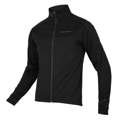 Black - Front - Endura Mens Windchill II Performance Windproof Long-Sleeved Cycling Jacket