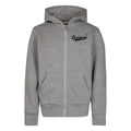 Grey - Front - Converse Childrens-Kids Logo Full Zip Hoodie