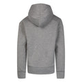 Grey - Back - Converse Childrens-Kids Logo Full Zip Hoodie