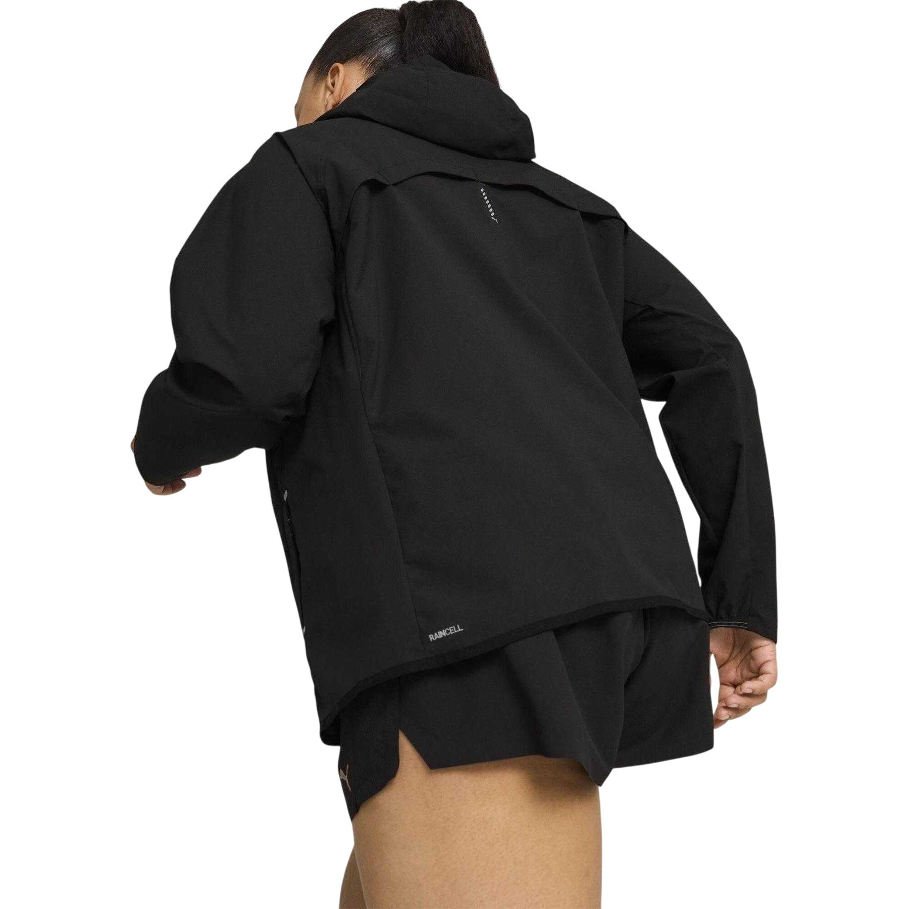 Puma Black - Lifestyle - Puma Womens-Ladies RainCell Running Jacket
