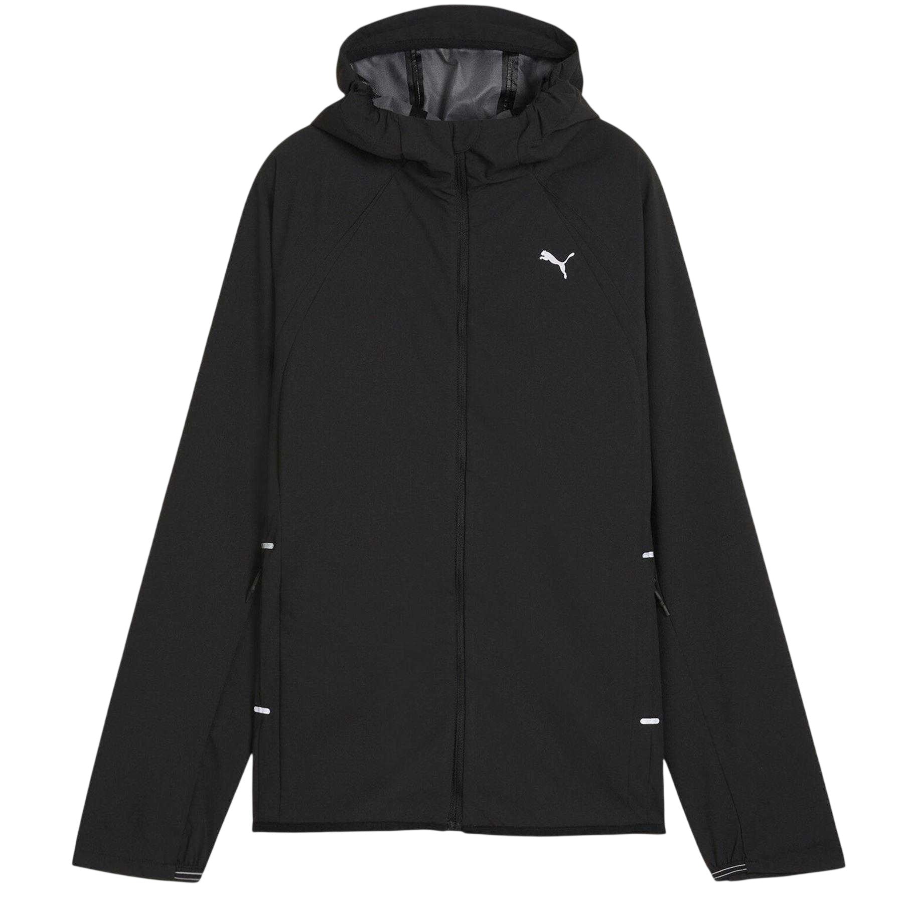 Puma Black - Front - Puma Womens-Ladies RainCell Running Jacket