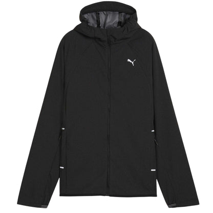 Puma Black - Front - Puma Womens-Ladies RainCell Running Jacket