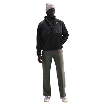 Black-White - Side - Nike Mens Colour Block Full Zip Regular Jacket