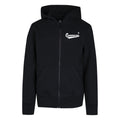 Black - Front - Converse Childrens-Kids Logo Full Zip Hoodie