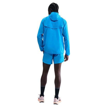 Blue-Blue - Back - Nike Mens Stride Lightweight Hooded Jacket