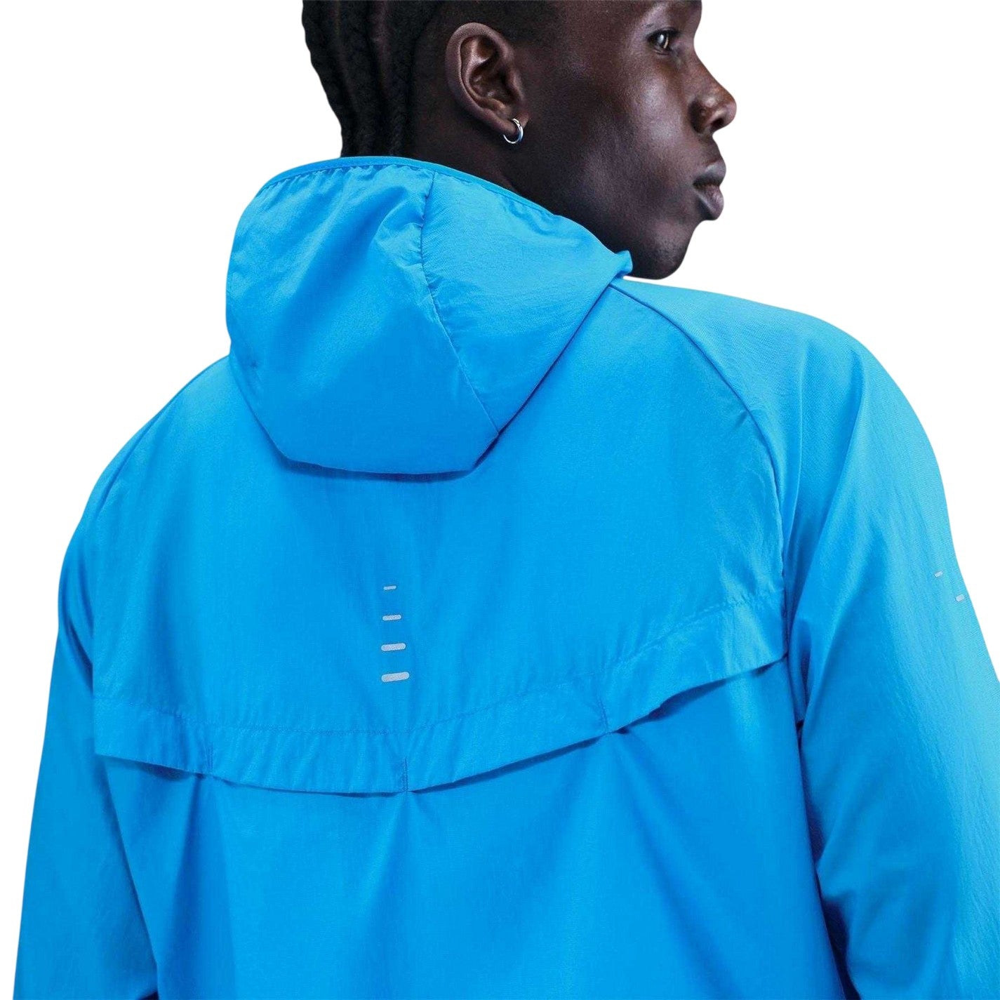 Blue-Blue - Side - Nike Mens Stride Lightweight Hooded Jacket