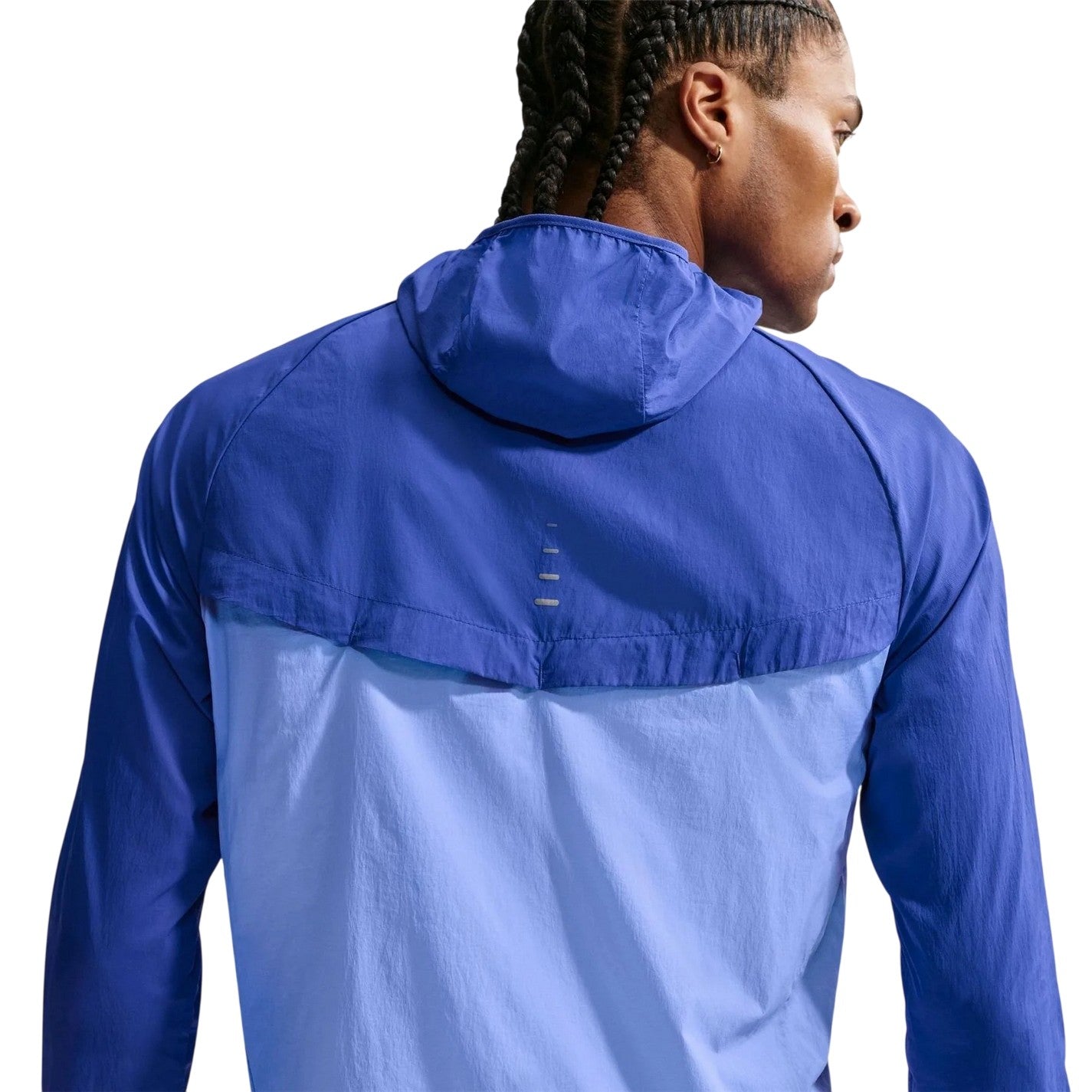 Lapis Blue - Side - Nike Mens Stride Lightweight Hooded Jacket