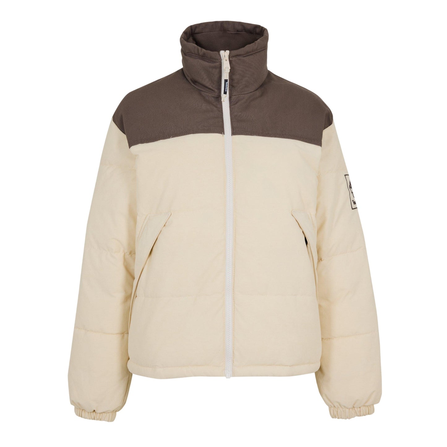 Angora-Chocolate Chip - Front - Timberland Womens-Ladies Welch Mountain Puffer Jacket