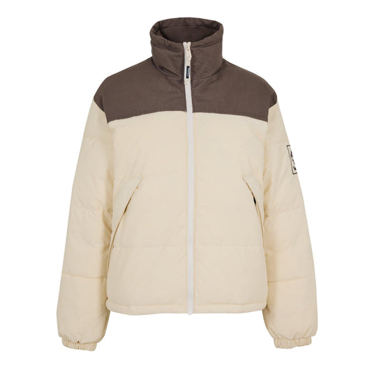 Angora-Chocolate Chip - Front - Timberland Womens-Ladies Welch Mountain Puffer Jacket